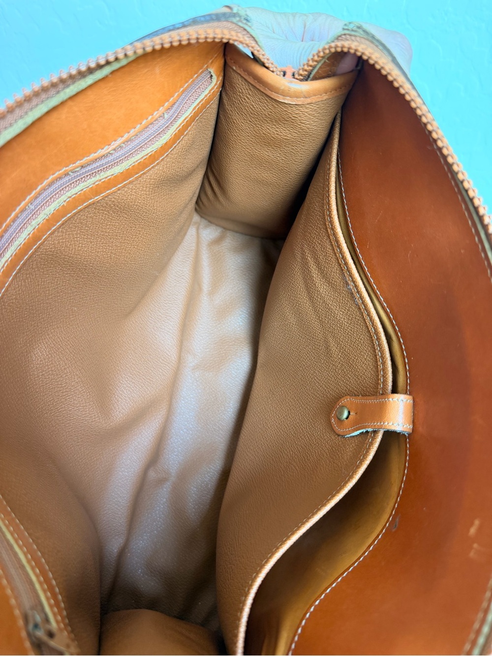 Vintage Dooney & Bourke AWL Satchel Crossbody Bag - Picture 5 of 14